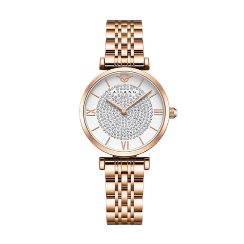 Relógio Ailang Celestia - Pulseira Gold Rose White