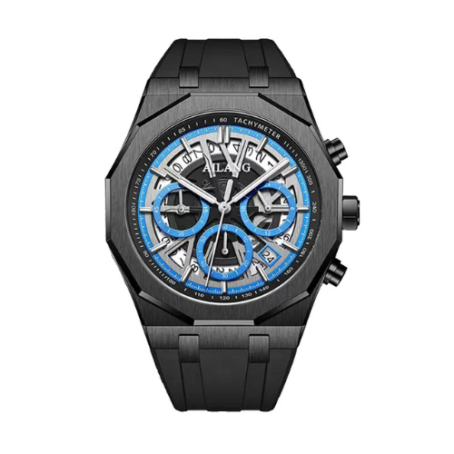 Relógio Ailang Pinnacle - Pulseira em Silicone Blue