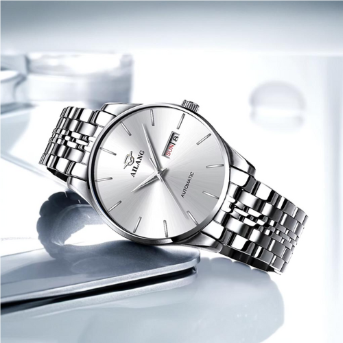 Relógio Ailang Zenithus - Pulseira Silver White