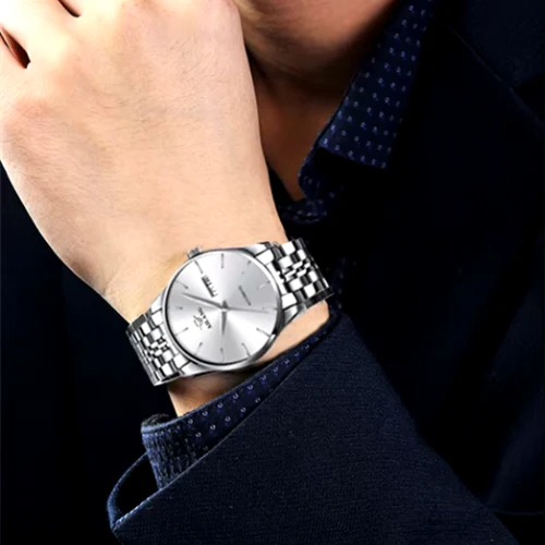 Relógio Ailang Zenithus - Pulseira Silver White